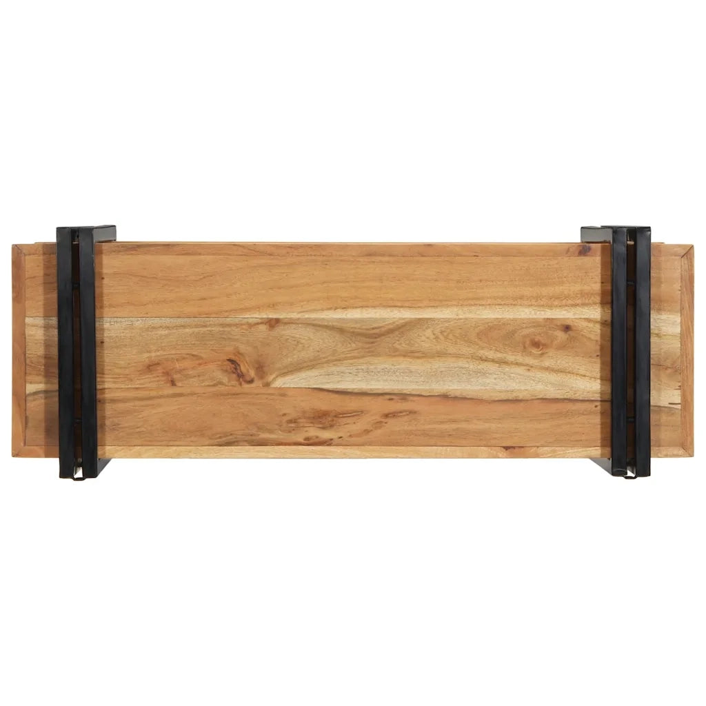 Mensola da Parete 90x33x45 cm Legno Massello di Acacia 4017487