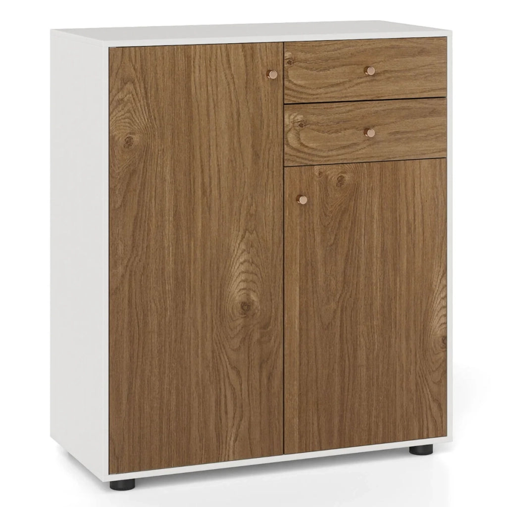 Mobiletto portaoggetti da cucina 74 x 35 x 85,5 cm pratico piano di lavoro stile rustico moderno legno bianco 20_0018982