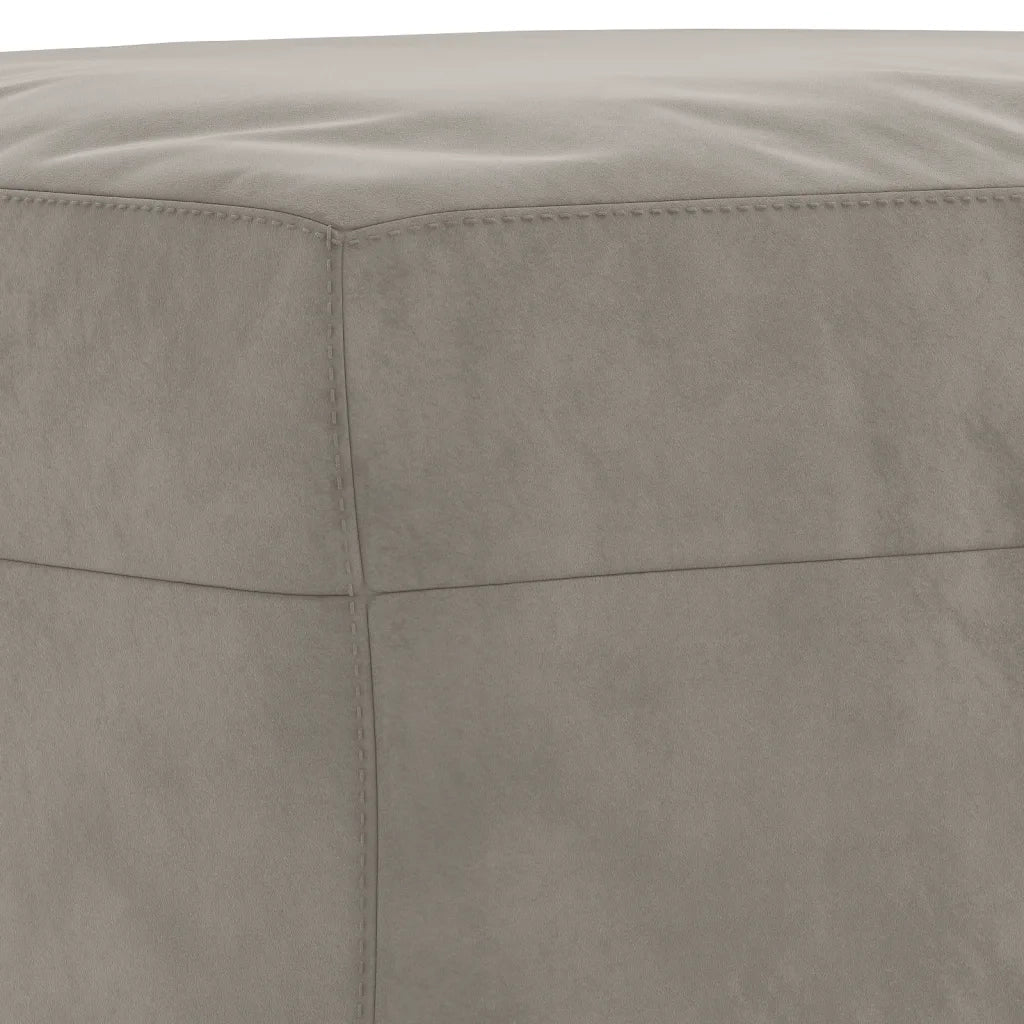 Panca Grigio Chiaro 70x35x41 cm in Velluto CFW5360367