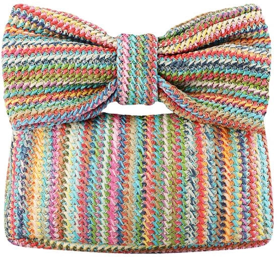 Clutch per donna per estate in tessuto di lino per matrimoni e occasioni speciali
