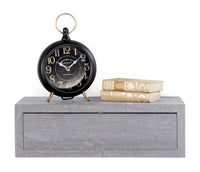 Mensola da Parete 1 Cassetto 45x13,4x23,7 cm in Fibra di Legno Lego Maxi Rovere Grigio New