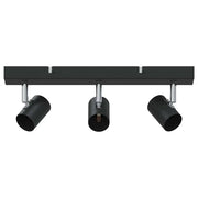 Faretto da soffitto Nero 38 x 6,5 x 11,5 cm Metallo CFW9320084