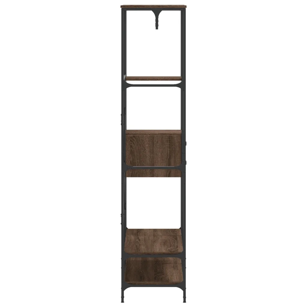Appendiabiti con Scaffali Rovere Marrone in Legno Multistrato CFW7313613