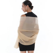 Scialle Leggero - Copertura per Capelli - 100% Poliestere - Respirante - Dimensioni 180 x 90 cm