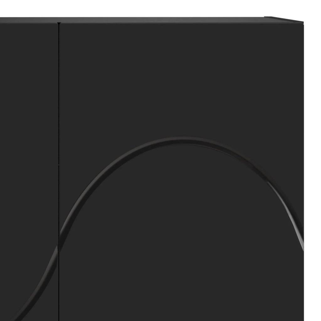 Credenza Nero 79 x 41 x 151 cm Legno ingegnerizzato 3433110