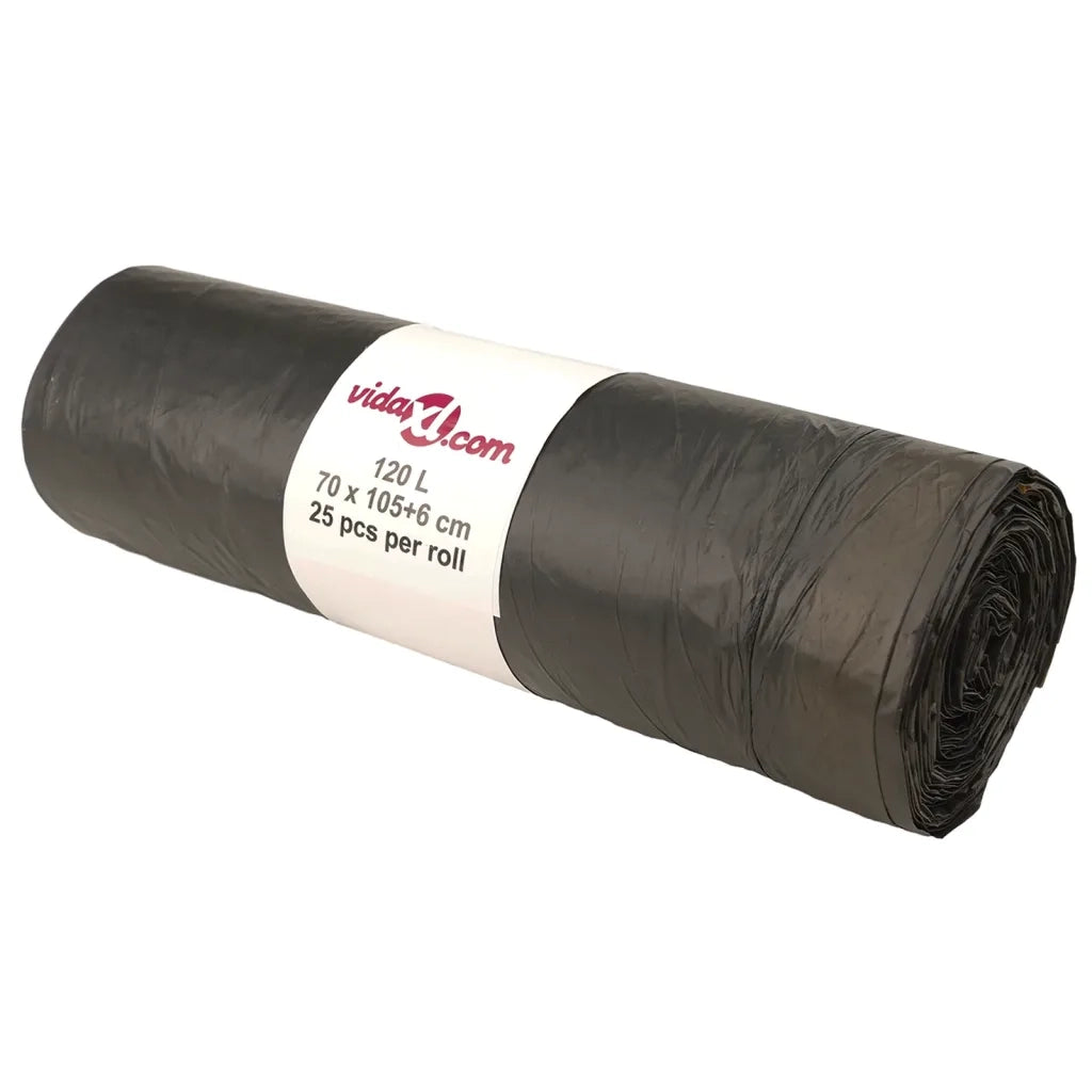 Sacchetti per Cestini con Coulisse 250 pz Neri 120 L CFW2732397