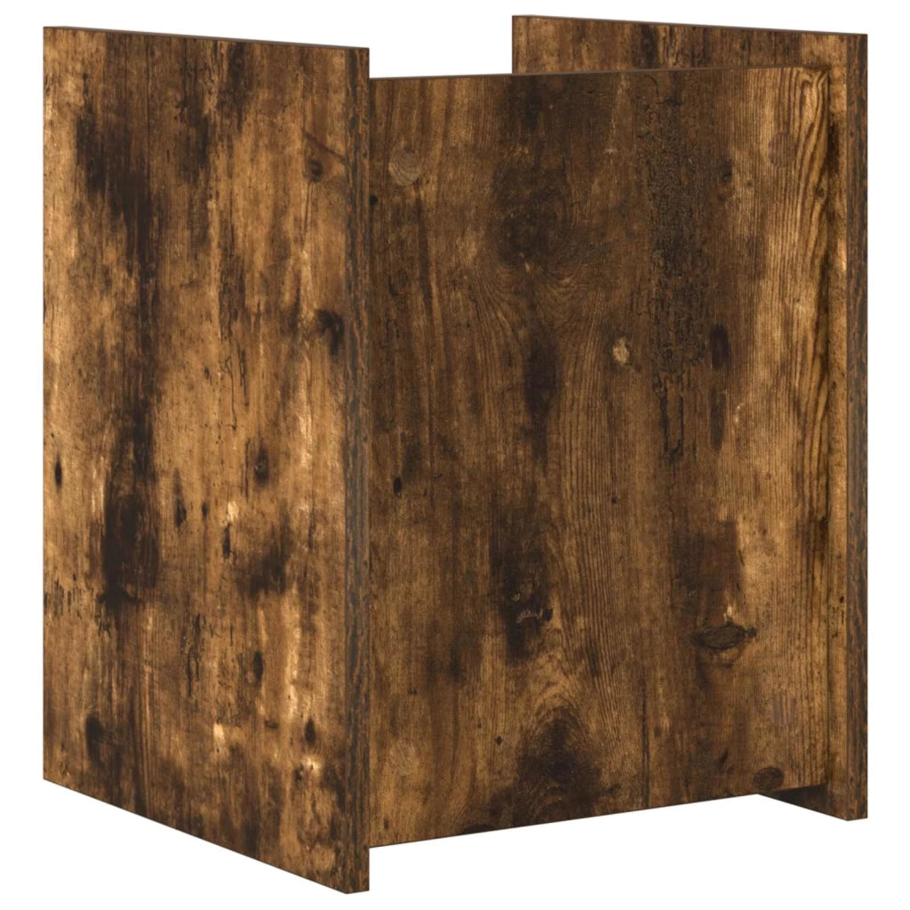Scaffale per riviste Rovere fumé 35 x 35 x 45 cm 890868