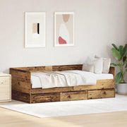 Letto a Giorno Rustico Legno Antico Legno ingegnerizzato