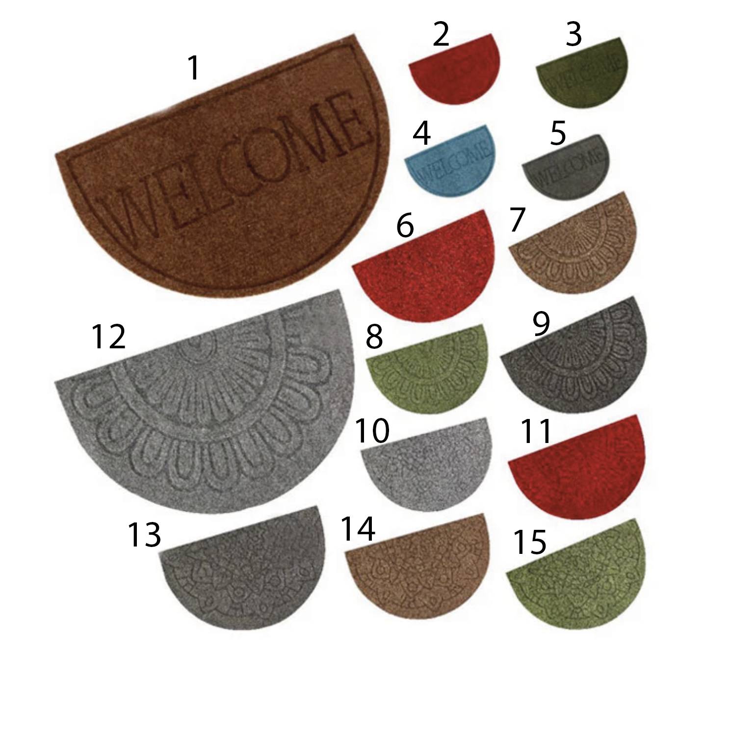 ZERBINO QUICK MEZZALUNA	      40x65 CM