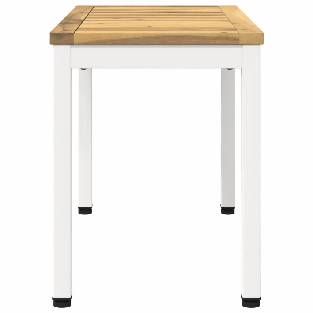 Panchina da giardino 80,5 x 35 x 45 cm Legno di Acacia Massello 901747
