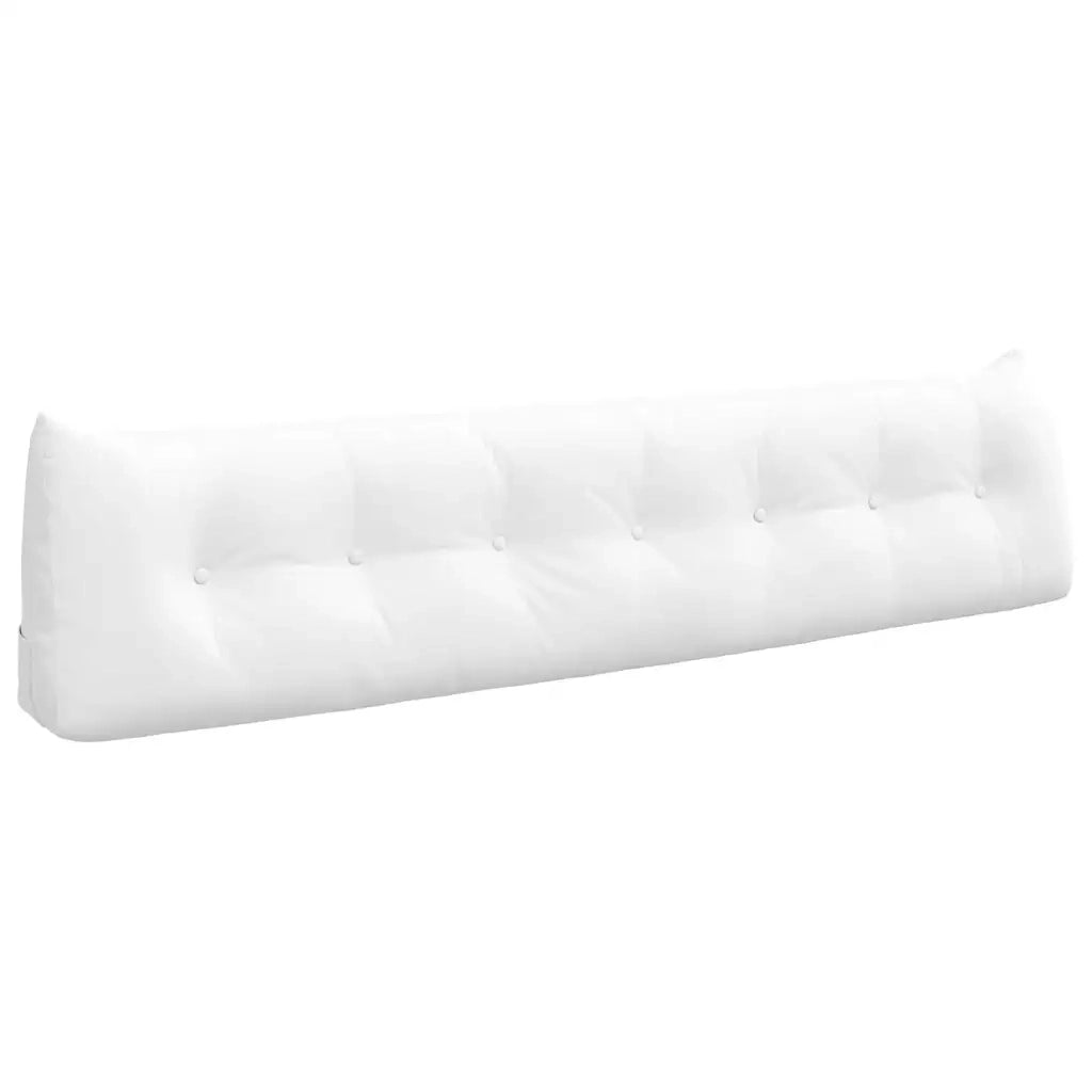 Cuscino per Schiena Bianco 200 x 24 x 50 cm Tessuto 42014597