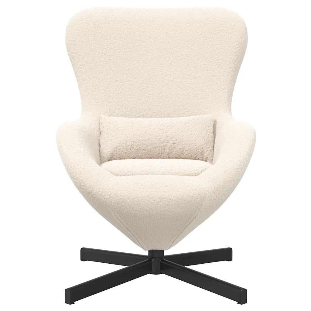 Divano Sedia-Poltrona uovo Crema 63 x 73 x 90 cm Tessuto 784614