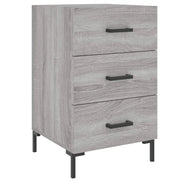 Comodino | Armadio da Notte | Mobiletto da notte Grigio Sonoma 40x40x66 cm in Legno Multistrato
