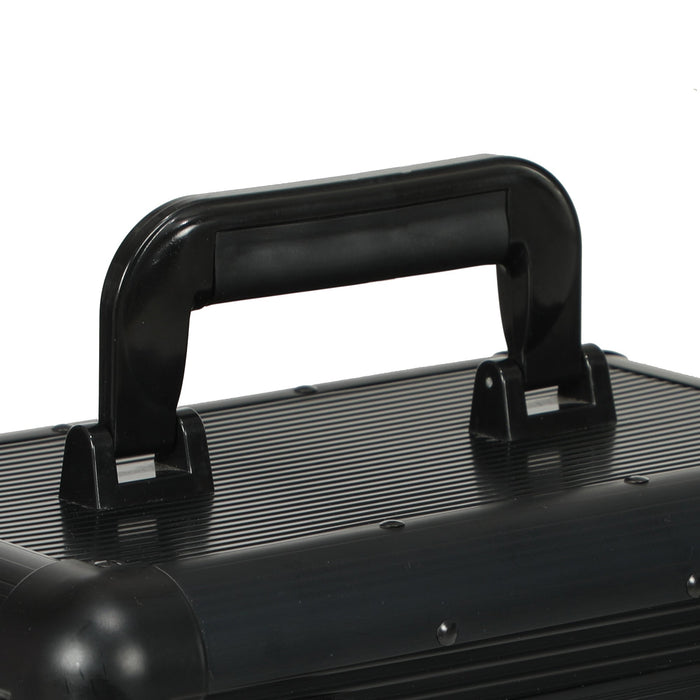 Set 600 Fiches da Poker 2 Mazzi di Carte Tappetino con Valigetta Nero