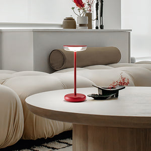 Lampada Tavolo Esterno Moderna Soap Acrilico Rosso Led 2W 3000K