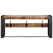 vidaXL Appendiabiti 80x35x35 cm in Legno Massello Grezzo di Mango