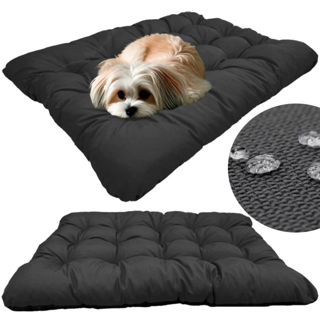 AIO FACTORY 100x70 cm PRESTIGE Cuccia per cani impermeabile personalizzabile nera