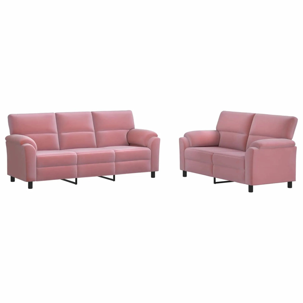 Set di divani 2 pcs Rosa Velluto 3430508
