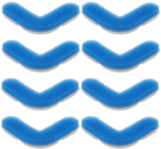 Filtro per Acqua da Cambiare - 8 Pezzi - Filtro per Acqua attivo con Carbone Attivo - 72 oz/2.2L - Dimensioni 8,5 x 8,5 cm - Filtro per Acqua per Bicchieri e Vasche da Bagno