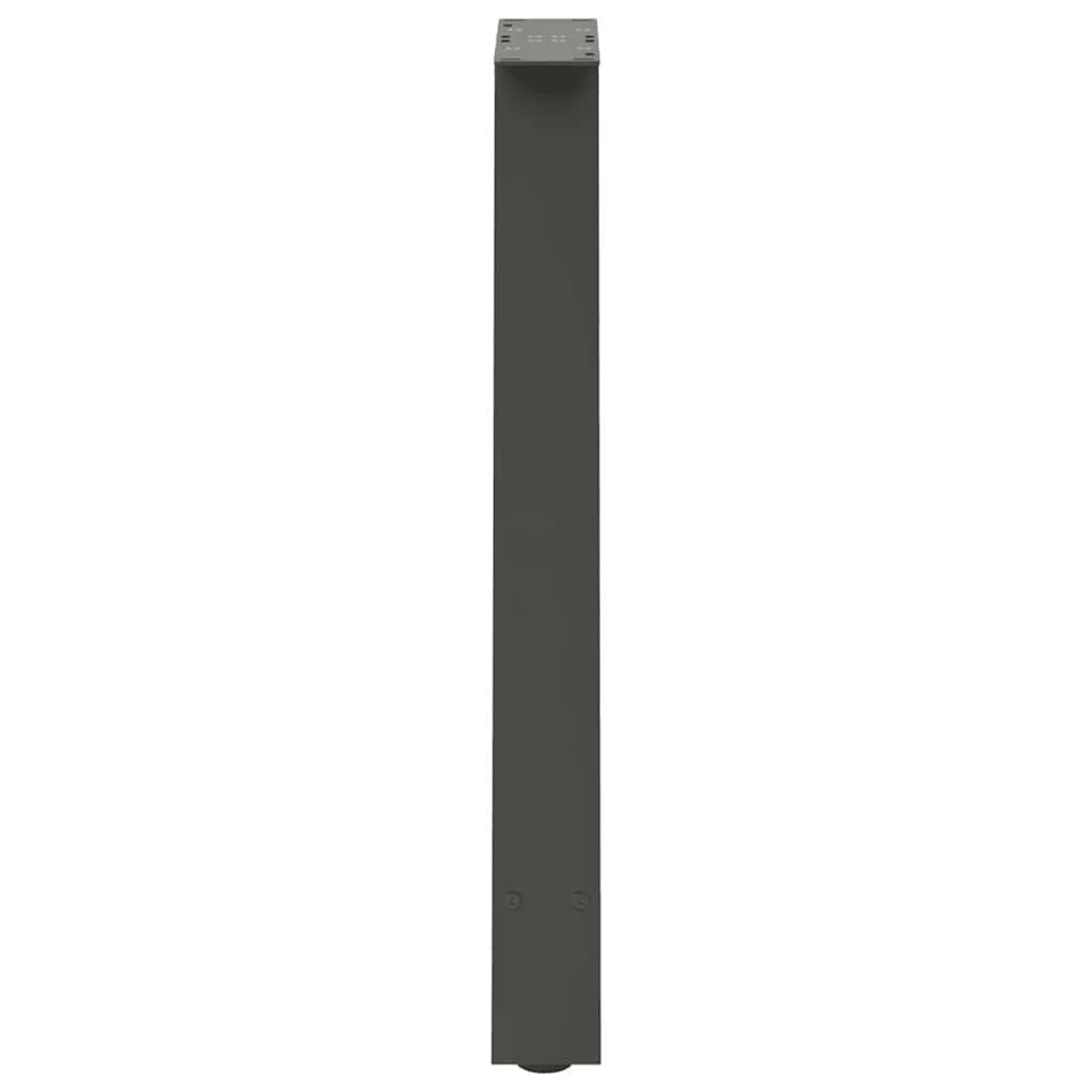 Set di 2 gambe per tavolo da pranzo a forma di A 60 x 73 cm supporto moderno e robusto in acciaio antracite 02_0057127