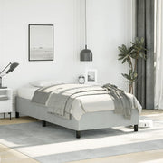 Struttura letto senza Materasso Grigio Chiaro 100x203 cm singolo XL Velluto 347351