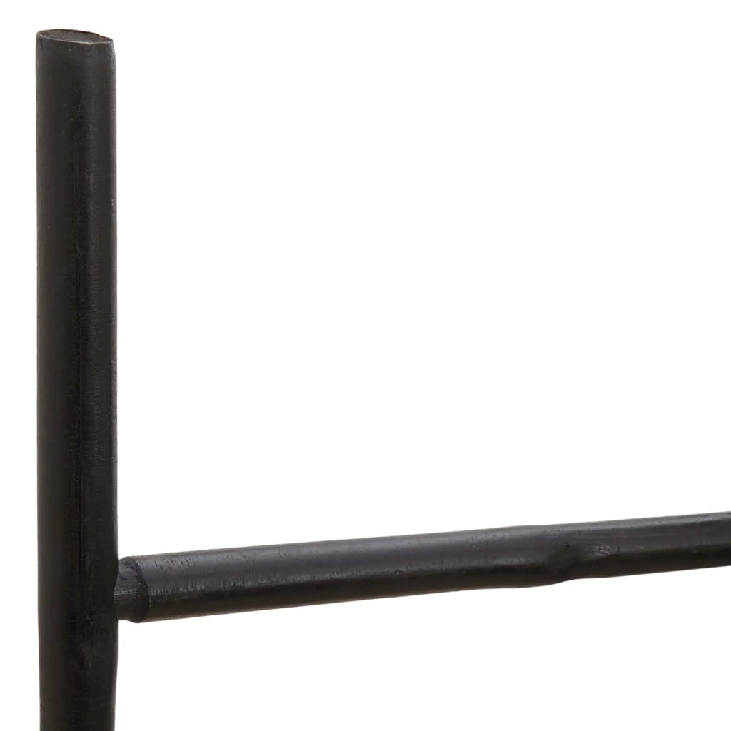 Scala per Coperte Nero 40 x 150 cm Bambù 42027169