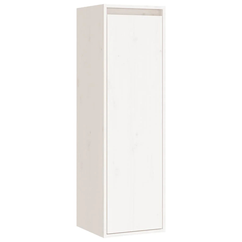 Mobile TV multimediale scaffale TV credenza TV sala da pranzo soggiorno camera da letto 4 pezzi legno massello di pino bianco 02_0028724