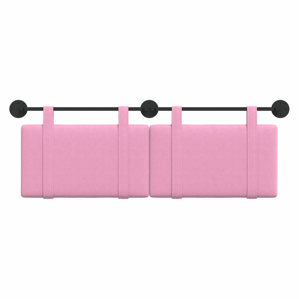 Testiera | Testata sospesa Rosa Tessuto