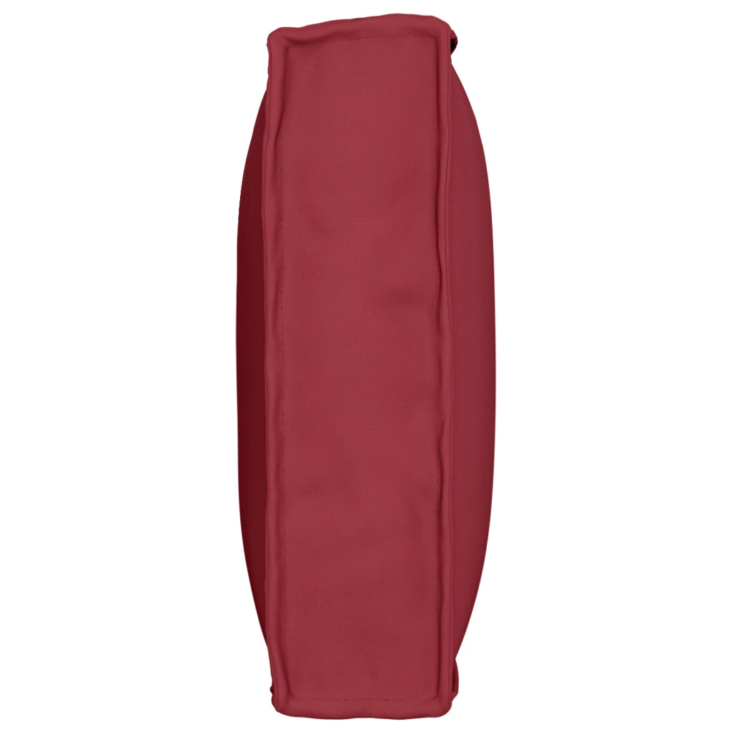 Cuscino per pallet per schienale rosso borgogna 80x40x12 cm tessuto Oxford