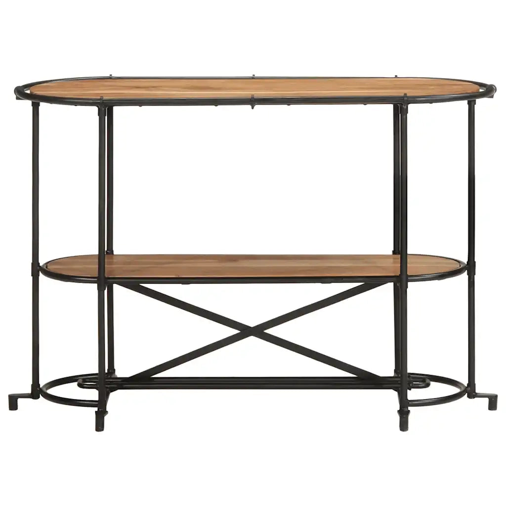 Tavolo Consolle 110x42x76 cm in Legno Massello di Acacia 4013501