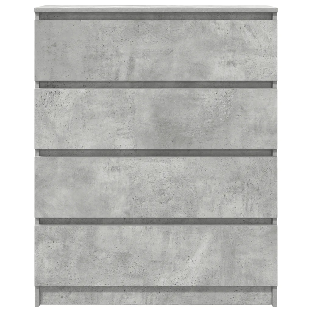 Credenza Grigio Cemento 80x35x99 cm in Legno Multistrato 3328483