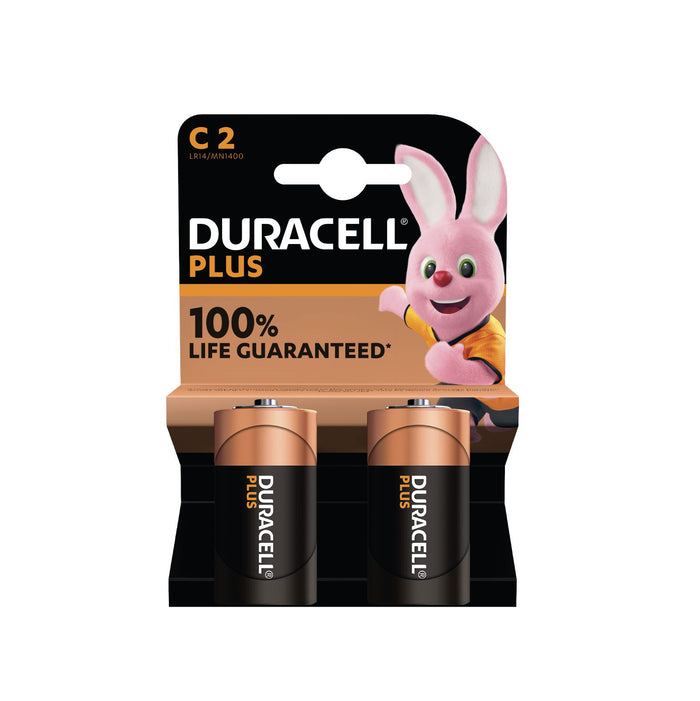 Duracell Plus 100 Mezzatorcia Pila batteria C