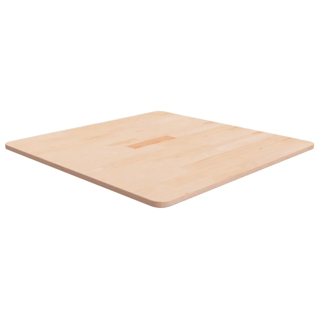 Piano Tavolo Quadrato 70x70x1,5cm Massello Rovere Non Trattatocod mxl 104275