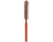 Spazzola per capelli rotolante a rulli con manico portatile - Mini rotolante circolare in legno - Utilizzabile per fònia - Unisex