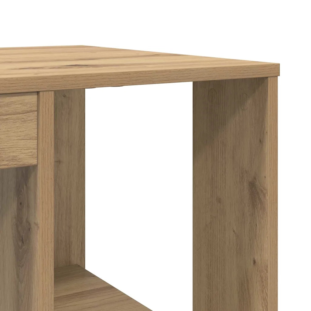 Scrivania con lo scaffale Rovere artigianale 130 x 50.5 x 75 cm 869505