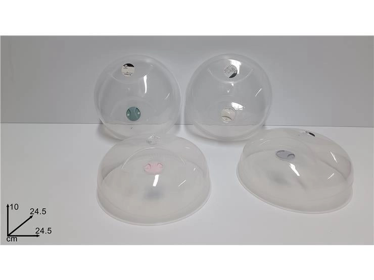 Coperchio per Microonde e Coprivivande 24 cm Inserto Vari Colori