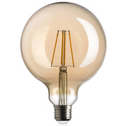 Lampadina globo E27 LED 12W resa 120W lampada palla vetro luce 2500K decorativa pub bar taverna pizzeria