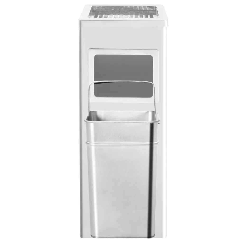 Pattumiera con Posacenere da Albergo 36 L Acciaio Inox 51090