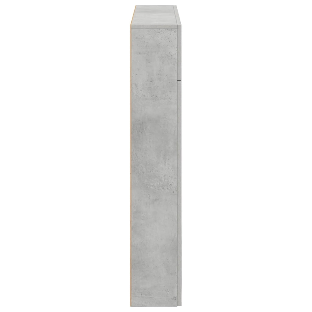 Cornice per camino Grigio Cemento 102 x 18 x 100,5 cm 8006601