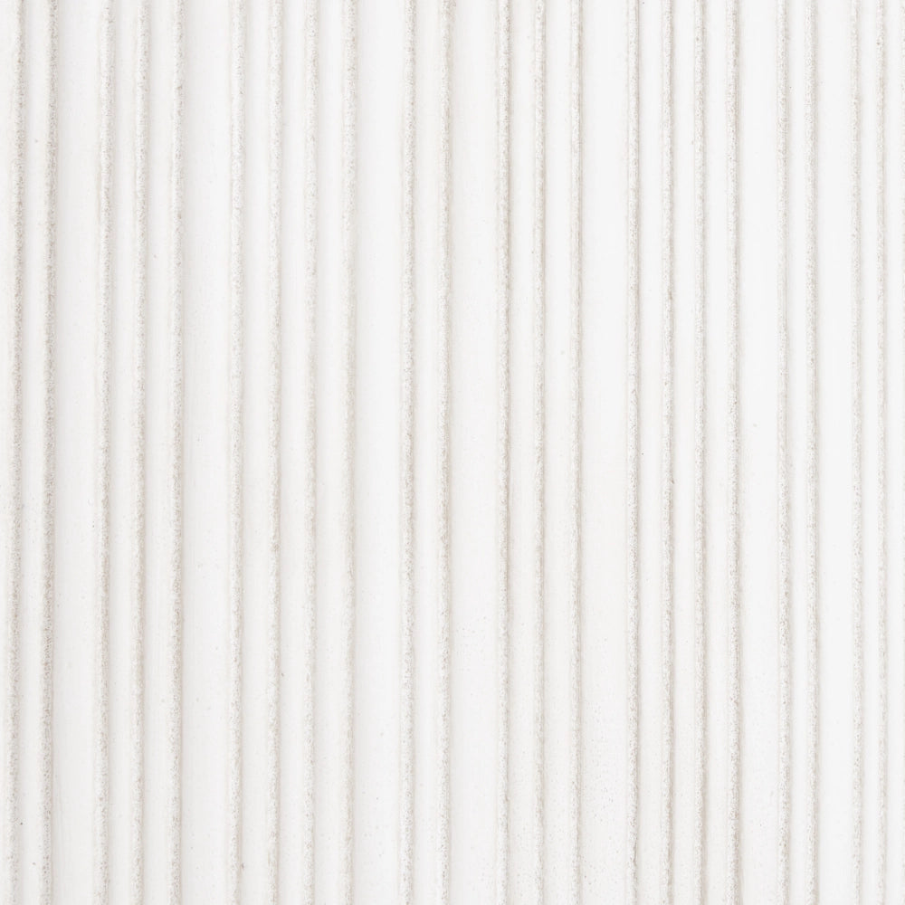 Vaso per piante Beige Chiaro 35x35x70 cm MgO Rotondo Gessato Indoor Outdoor Resistente alle intemperie