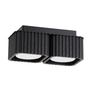 Plafoniera RIFF 2 nera Gx53