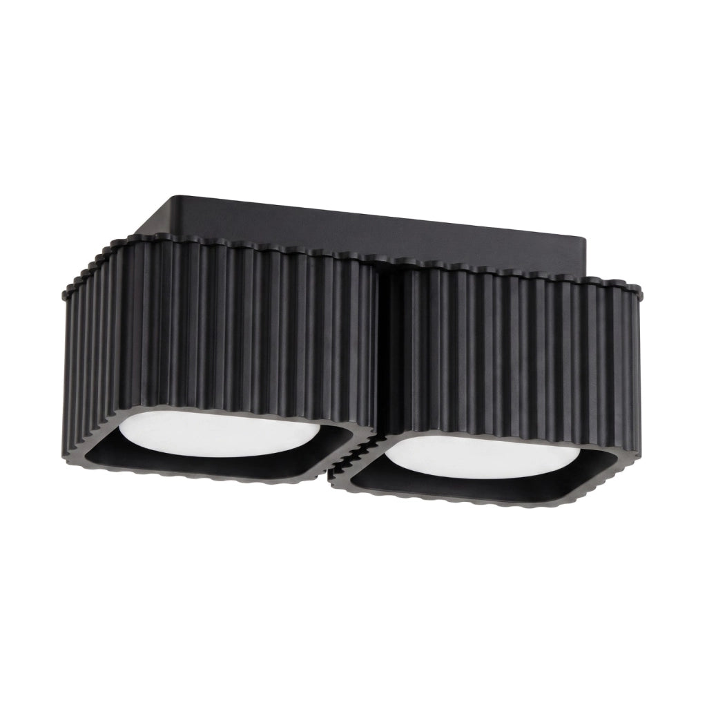 Plafoniera RIFF 2 nera Gx53