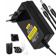 Trade Shop - Adattatore Alimentazione 3in1 Ac/dc 12v 5a Alimentatore Universale Qy-9011 3 Spine -