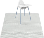 Mat di Splash 132 cm per sotto alta sedia - facile da pulire e lavabile - Mat di scarto impermeabile per seggiolino per bambini - Mat per spillatura per arte e manualità