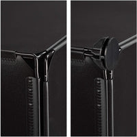 Scarpiera scaffale portaoggetti 8 scomparti nero 13_0001632_3