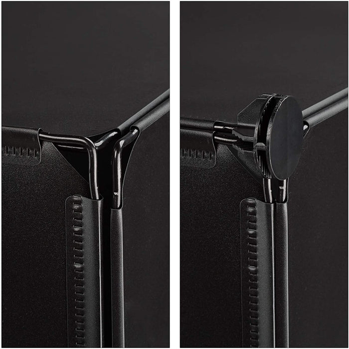 Scarpiera scaffale portaoggetti 8 scomparti nero 13_0001632_3