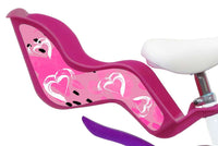 SCH HEART 14", bicicletta per bambini, adatta ad etÃ  tra i 4 e i 6 anni, per altezza tra 100 e 120 cm, con cestino, c