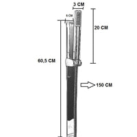 Saliscendi Ad Incollo , No Fori Con  Doccetta E Flessibile