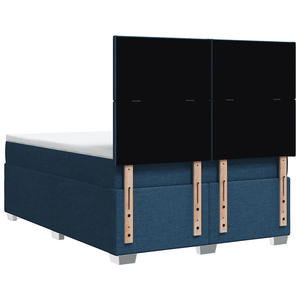 Giroletto a Molle con Materasso Blu 140x190 cm in Tessuto 3290482