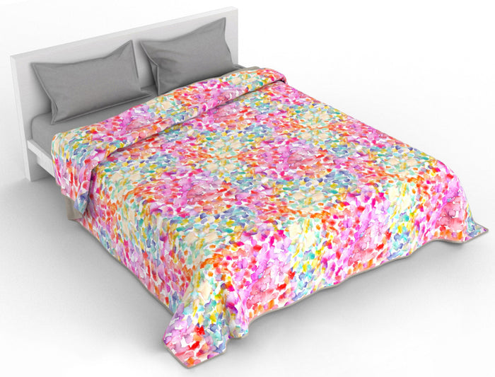 Trapuntino Singolo Doubleface con Stampa Spring